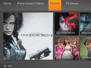 Amazon Instant Video UI